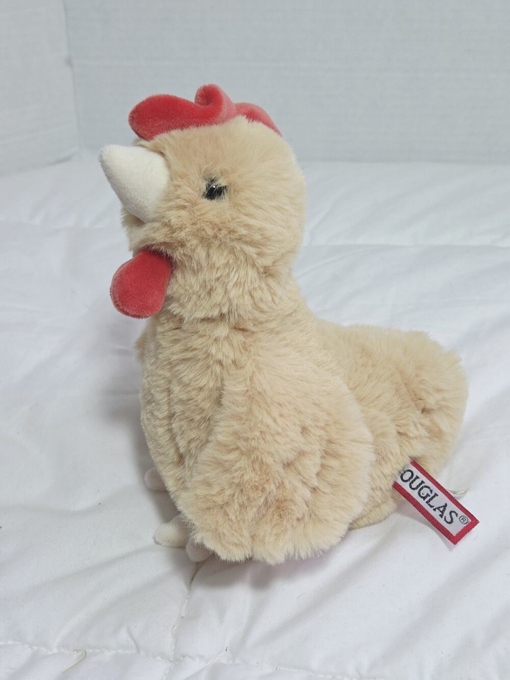 Douglas RICKIE Plush Brown UltraSoft ROOSTER Chicken Vtg Retired Discontinued